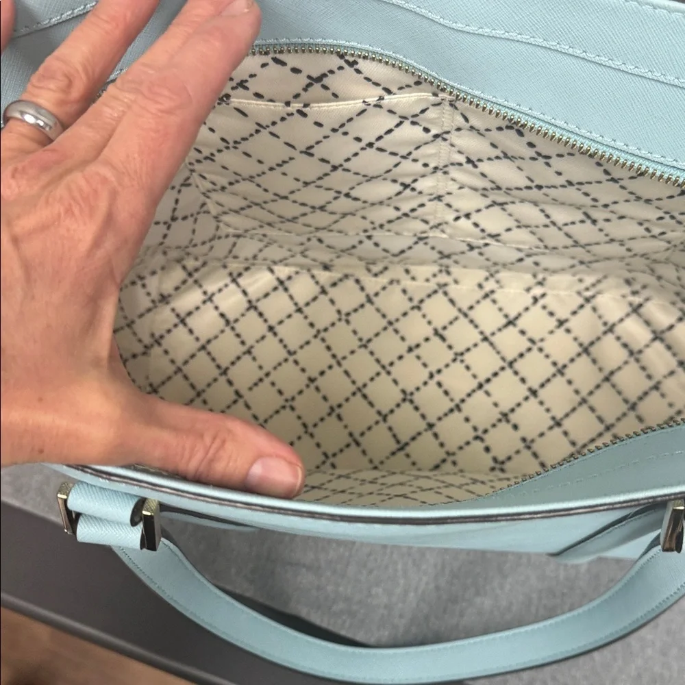 Kate Spade Sky Blue XL Tote Bag